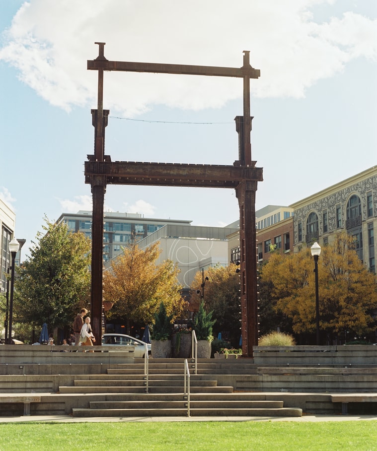 Archway Assembly Row Kodak Gold 200 Mamiya RZ67